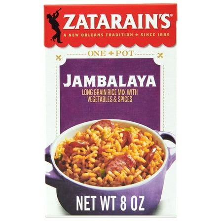 Zatarain's Non-GMO Gluten Free Jambalaya Rice Mix, 8.0 oz Box