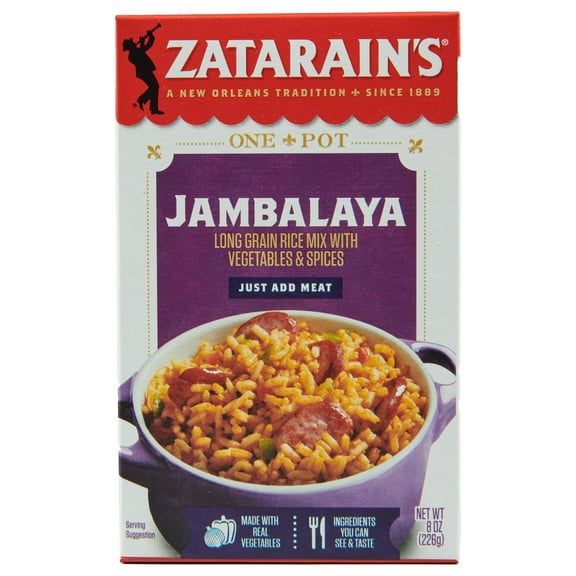 Zatarain's Jambalaya Rice Dinner Mix, 8.0 oz Box