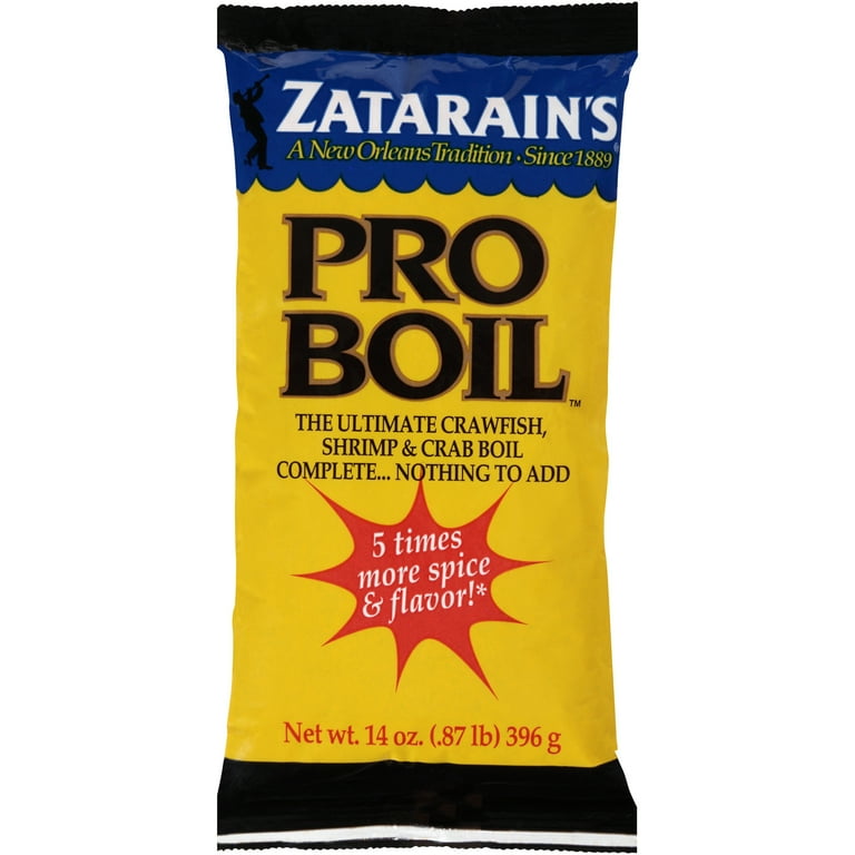 Zatarain's, Pro Boil Poly Bag, 14 oz Bag, Seasoning for Seafood