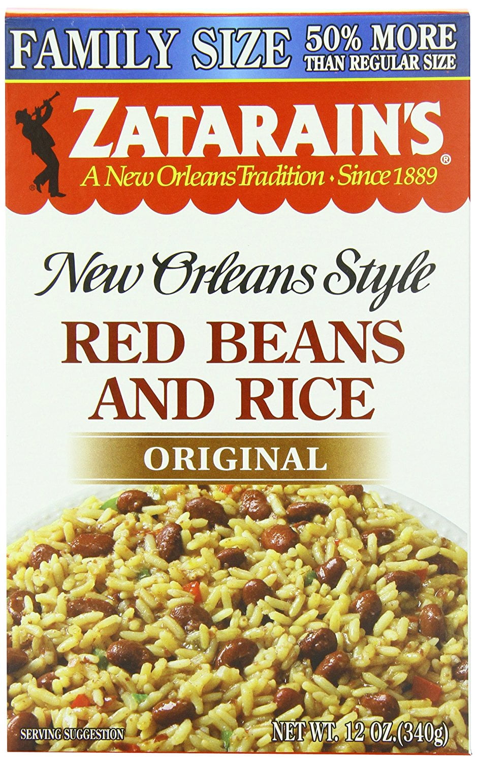 Zatarain's Red Beans & Rice, 8 OZ (Pack of 2)