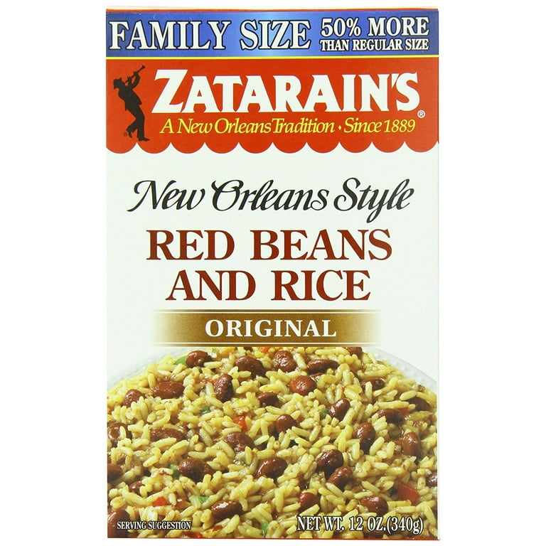 Zatarain's® Spicy Red Beans & Rice Mix 8 oz. Box, Rice, Grains & Dried  Beans