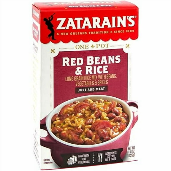 Zatarain's Red Beans & Rice, 8 oz (Pack of 2)