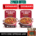 Zatarain's Red Beans & Rice Dinner Mix, with Long Grain White Rice, 8.0 ...
