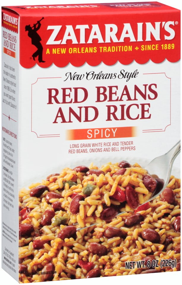 Zatarain's Red Beans and Rice Mix, Spicy, 8 Oz