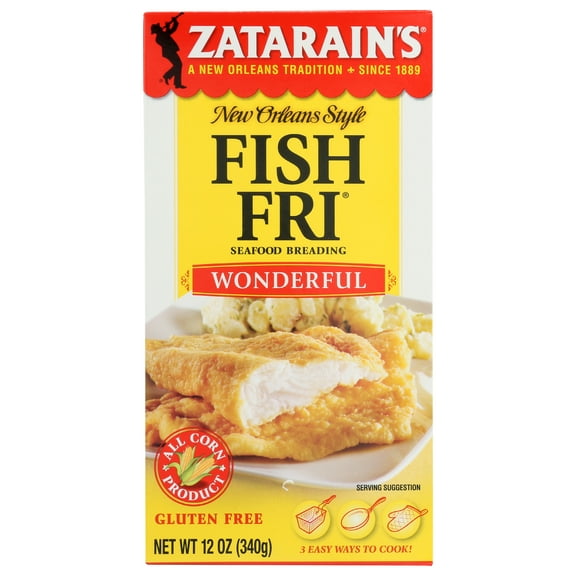 Pack of 8, Zatarains Wonderful Fish Fri, 12 oz