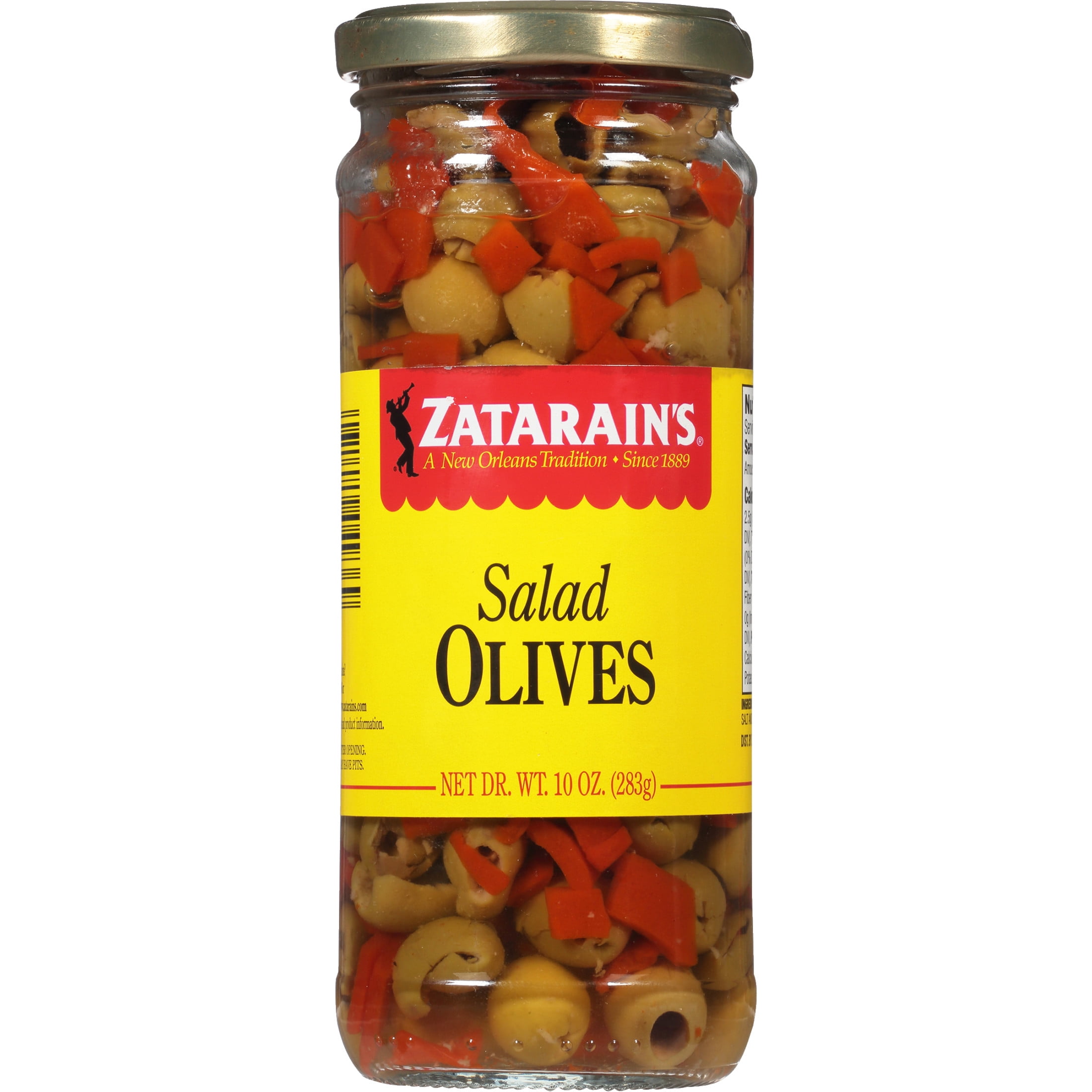 Zatarain's Salad Olives, 10.0 oz Jar