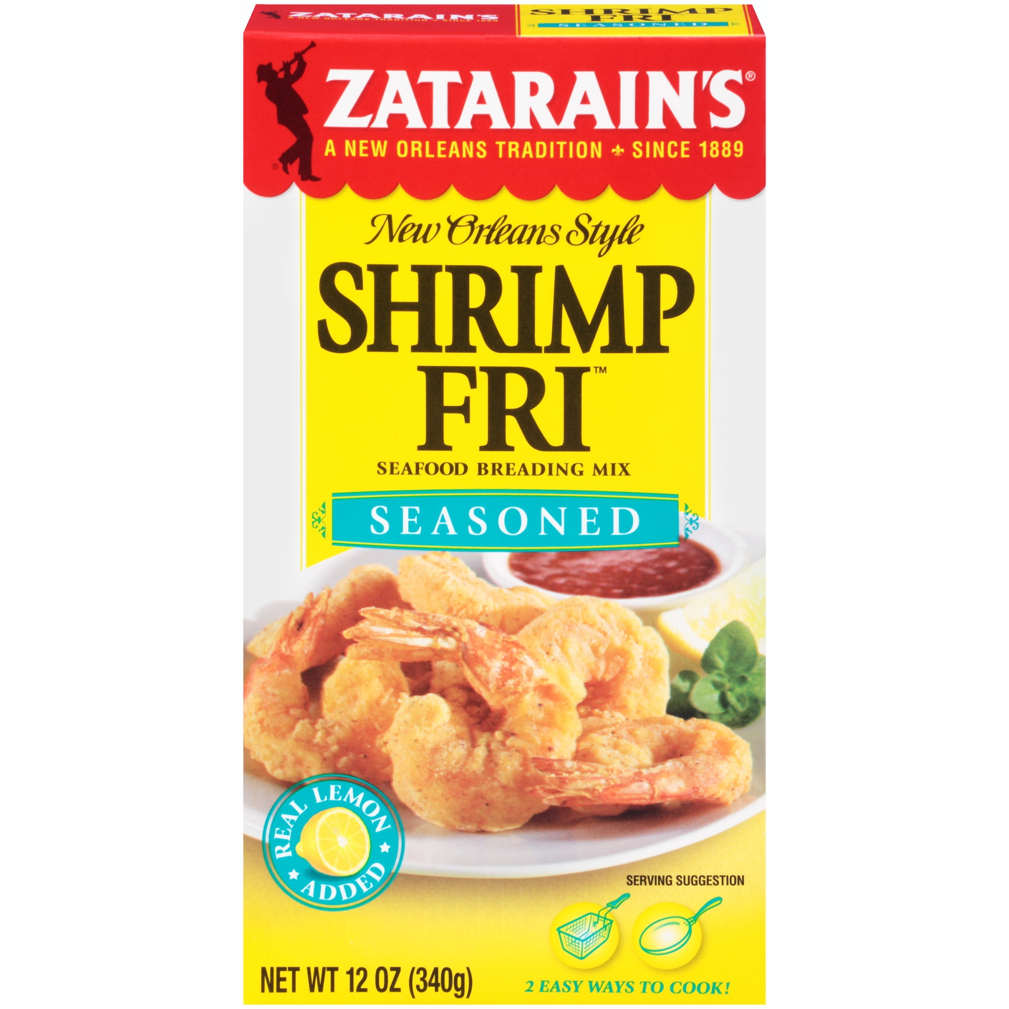 Seasoned, Crispy Shrimp Fry Seafood Batter Mix, 10 ounce - 2 pk - Louisiana  Made