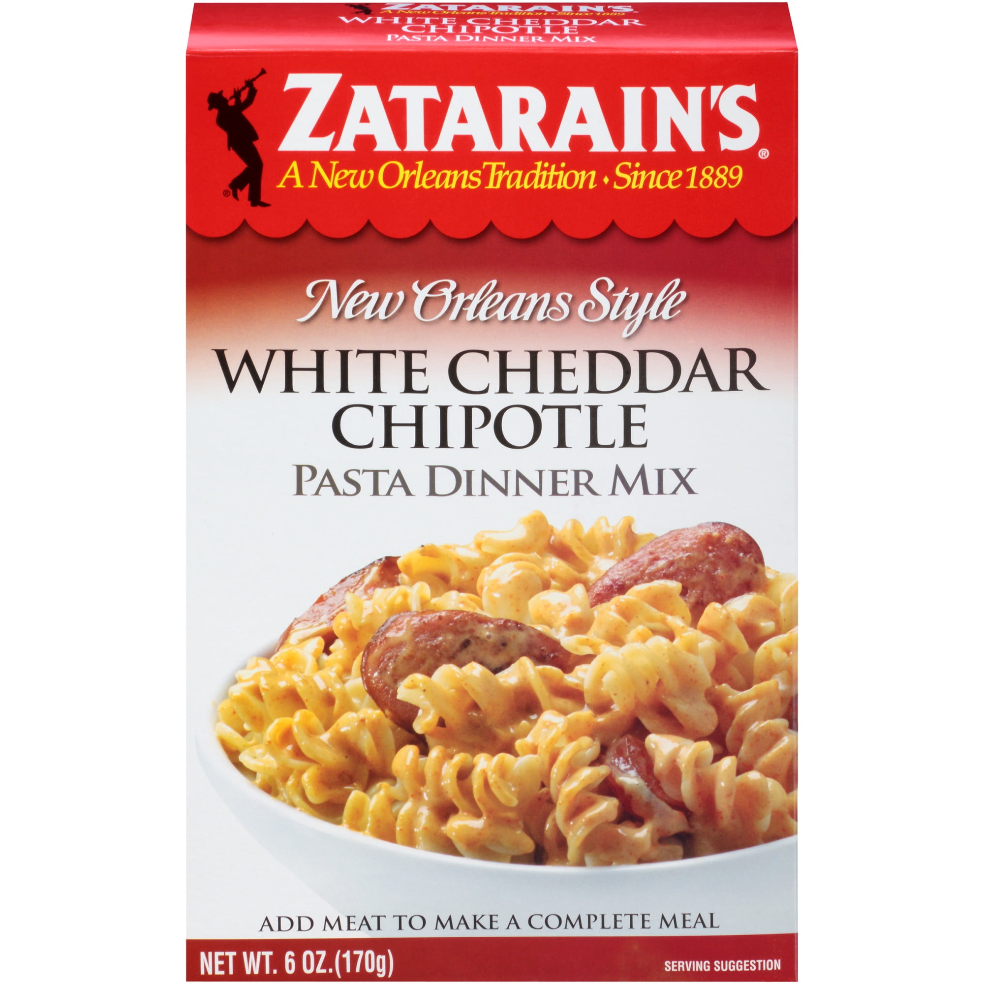 Zatarain's White Cheddar Chipotle Pasta Dinner Mix, 6 oz
