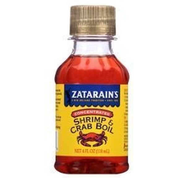 Zatarains Concentrated Shrimp and Crab Boil, 4 Ounce -- 6 per Case.