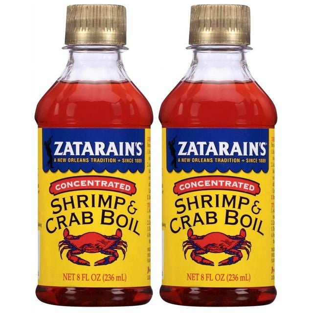 Zatarains Crab and Shrimp Boil Orleans Style Liquid Concentrated 8oz (2