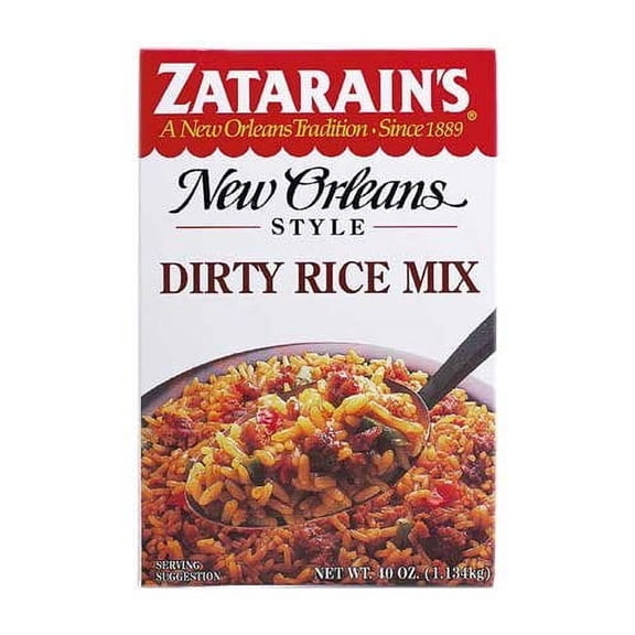 Zatarains Dirty Rice Mix, 40 oz - Case of 8