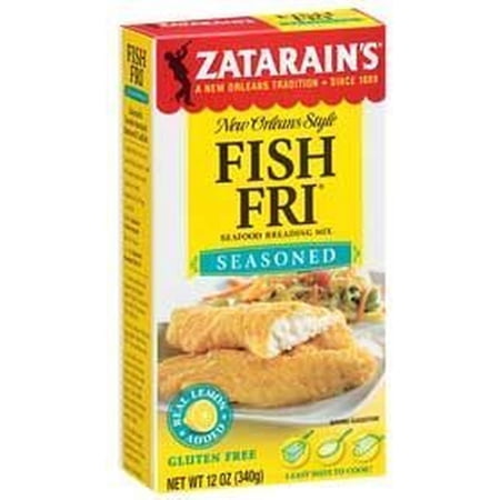 Zatarains Fish Fri Seasoned Seafood Breading Mix, 12 Ounce -- 8 per Case.