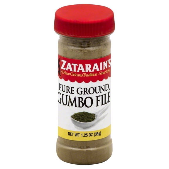 Zatarains - Seasoning Gumbo File - 1.25 Oz, Case of 12