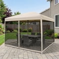 thumbnail image 1 of Zateety 10'X 10 'pop-up Ceiling with Mesh, Instant Screen Room, Adjustable Height, with Handbag, Suitable for Outdoor and Beach Use, 1 of 11