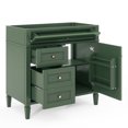 thumbnail image 1 of Zateety 36'' Bathroom Vanity without Top Sink, Modern Bathroom Storage Cabinet with 2 Drawers and a Tip-out Drawer, Solid Wood Frame (NOT INCLUDE BASIN SINK), 1 of 7