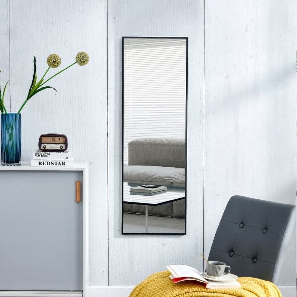 Zateety Full Length Mirror Aluminium alloy Metal Frame Wall Mounted ...