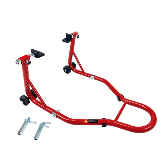 1000lb Motorcycle Stand – Front & Rear Wheel Lift Paddock Swingarm Stand In Green