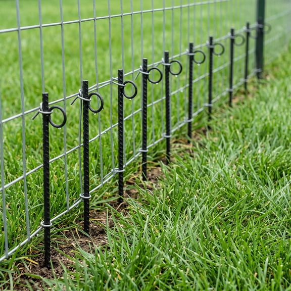 Zateety Stainless Steel 18" Tent Stakes (16 Pack)