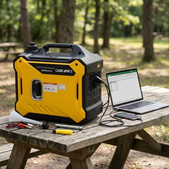 Zateety Inverter Generator 2000w, Portable Quiet Generator 79.7cc EPA III Compliant, Ultra Light Pure Sine Wave for Camping Home Backup RV  40 lbs
