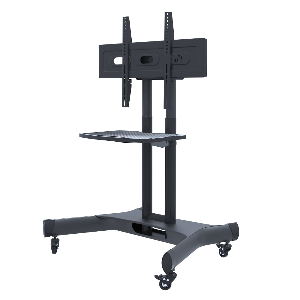 Zateety Universal Swivel TV Stand for 32–80 inch TVs, Height Adjustable Table Top TV Stand Mount with Tilt, Max VESA 600x400mm (Black)