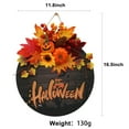 thumbnail image 1 of Zatoumnr Artificial Autumns Wreath Decorations Front Door With Maple Leaf, Harvests Front Door Wreath With Pumpkin Acorns Berries, Halloween Wreath Party And Thanksgiving Holiday Supplies, 1 of 9