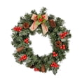 thumbnail image 1 of Zatoumnr Christmas Cones with Green Leaves and Red Fruit Garland, Door Hanging Simulation Decor, 40CM Size Christmas Holiday Gifts Decorations Party Holiday Supplies, 1 of 9