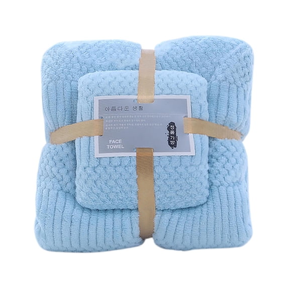 Zatoumnr Coral Velvet Absorbent Towel Wholesale Two-piece Set Thickened Gift Bath Towel Set Cozy Bath Sheet Perfect for Daily Use Bathroom Shower Towels