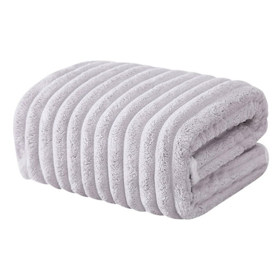 Zatoumnr Coral Velvet Bath Towel Set, Large Size 32"x59.1", Thickened Absorbent Beach Towel for Adults Vacation Necessities Gifts Swim Towels