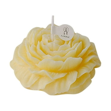 Zatoumnr DIY Peony Flower Aromatherapy Candle Hand Gift for Mothers' Day Romantic Decor Set Birthday Valentine's Day Gift Set Decorative Ornaments