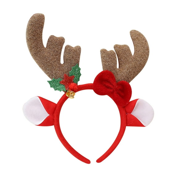 Zatoumnr Deer Antler Hair Bands, Fabric Art Decorations for Adults and Children, Christmas Gift Idea Christmas Decorations Indoor Outdoor Christmas Gifts for Women Men Family