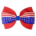 thumbnail image 1 of Zatoumnr Girls American Flag Hair Bow Hair Clips Independence Day Hair Scrunchies Patriotic Fashion Hair Bows Hairgrips Holiday Independence Day Hair Accessories, 1 of 1