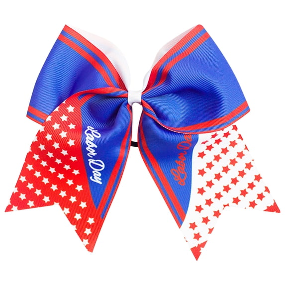 Zatoumnr Girls American Flag Hair Bow Hair Clips Independence Day Hair Scrunchies Patriotic Fashion Holiday Independence Day Hair Accessories Hair Bows Hairgrips Memorial Day Gifts
