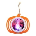 Zatoumnr Halloween Skeleton Pumpkin Flat Hanging Lamp Electronic