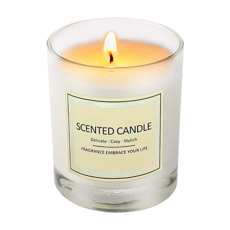 Zatoumnr Lemon Strawberry Scented Candle Made with Soy Wax Strong