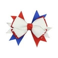thumbnail image 1 of Zatoumnr Patriotic Hair Bows Hairgrips Girls American Flag Hair Bow Hair Clips Independence Day Hair Scrunchies Patriotic Fashion Holiday Independence Day Hair Accessories, 1 of 1