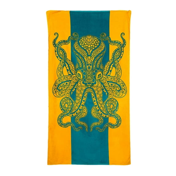 Zatoumnr Sky Flower Printed Beach Towel, Fashion Microfiber Bath Towel, Beach Cushion, Shawl for Wiping Sweat Vacation Necessities Gifts Swim Towels