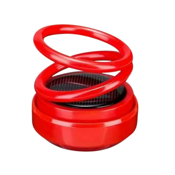 Zatoumnr Solar Rotating Car Perfume Aluminum Alloy Suspension Car Perfume Accessories Solar-Powered Car Aroma Decor
