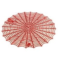 thumbnail image 1 of Zatoumnr Spider Round Placemat Halloween Decoration Heat Insulation Table Mat Water Proof And Oil-proof Hollow Out PVC Placemat Festival House Props Decor Party Supplies, 1 of 8