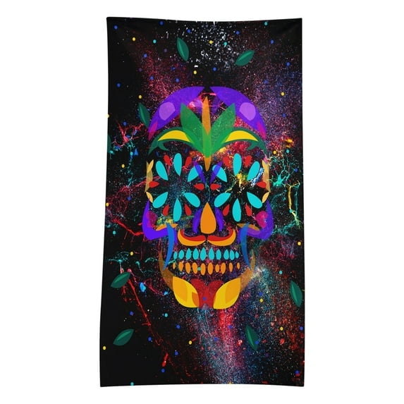 Zatoumnr Super Lightweight 30x60 Inch Tree Sloth Print Microfiber Towel, Square, Sandproof Beach Blanket, Multi-Purpose for Outdoor Activities