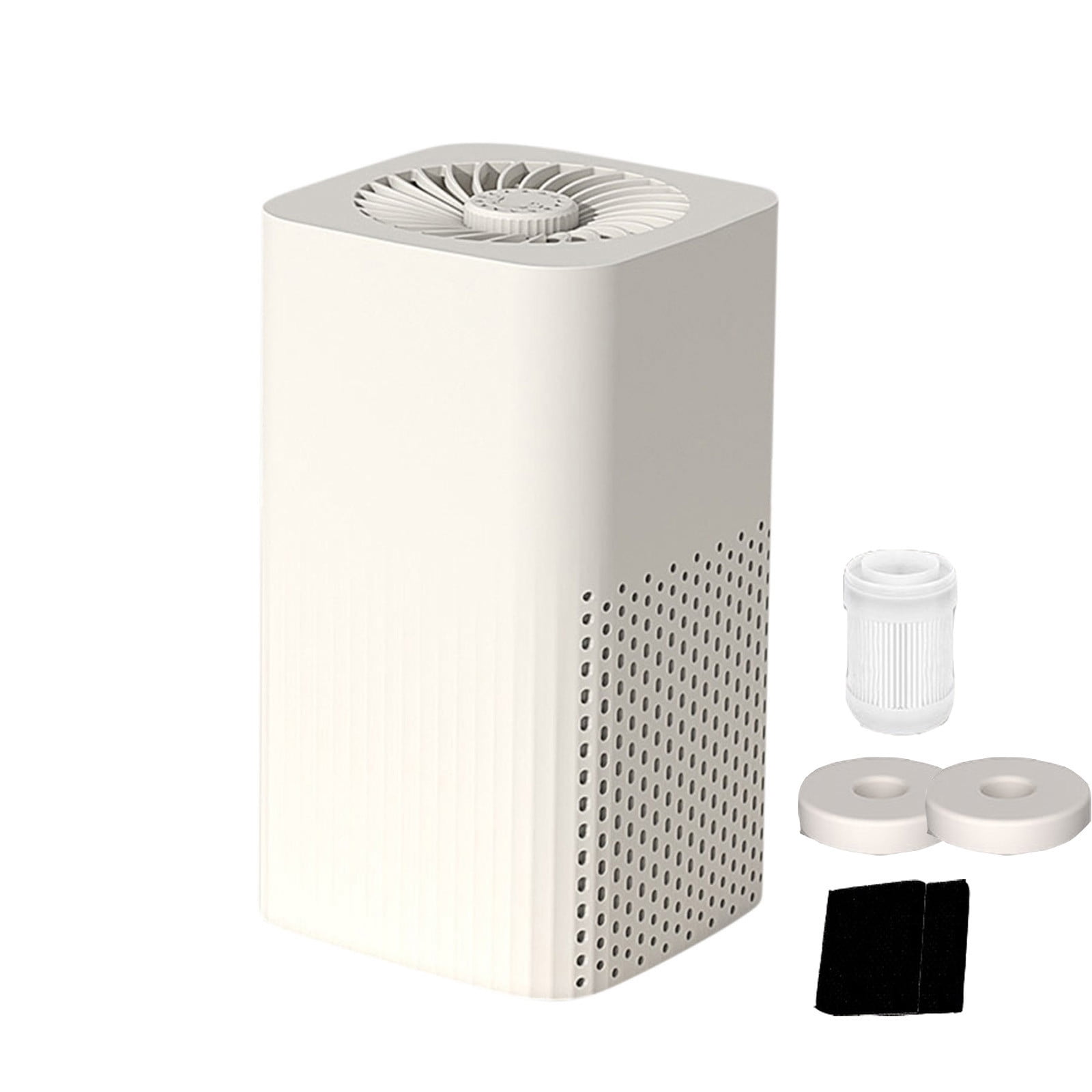 Zatoumnr USB Purifier Home and Car Desktop Indoor Air Filtration and Purification Includes 2x Filters, 2x Aroma Pads, 1x Core