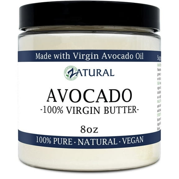 Zatural Avocado Butter - 100% Raw, Only 2 Ingredients, No Artificial Additives, 2 Pack