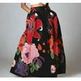 thumbnail image 1 of Zatylira Women Bohemian Floral Print Skirt High Waist Party Beach Pocket Long Maxi Skirt, 1 of 3