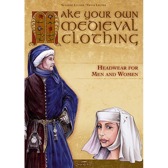 Zauberfeder - Make your own medieval clothing - Headwear for men and women (size: Z071 )