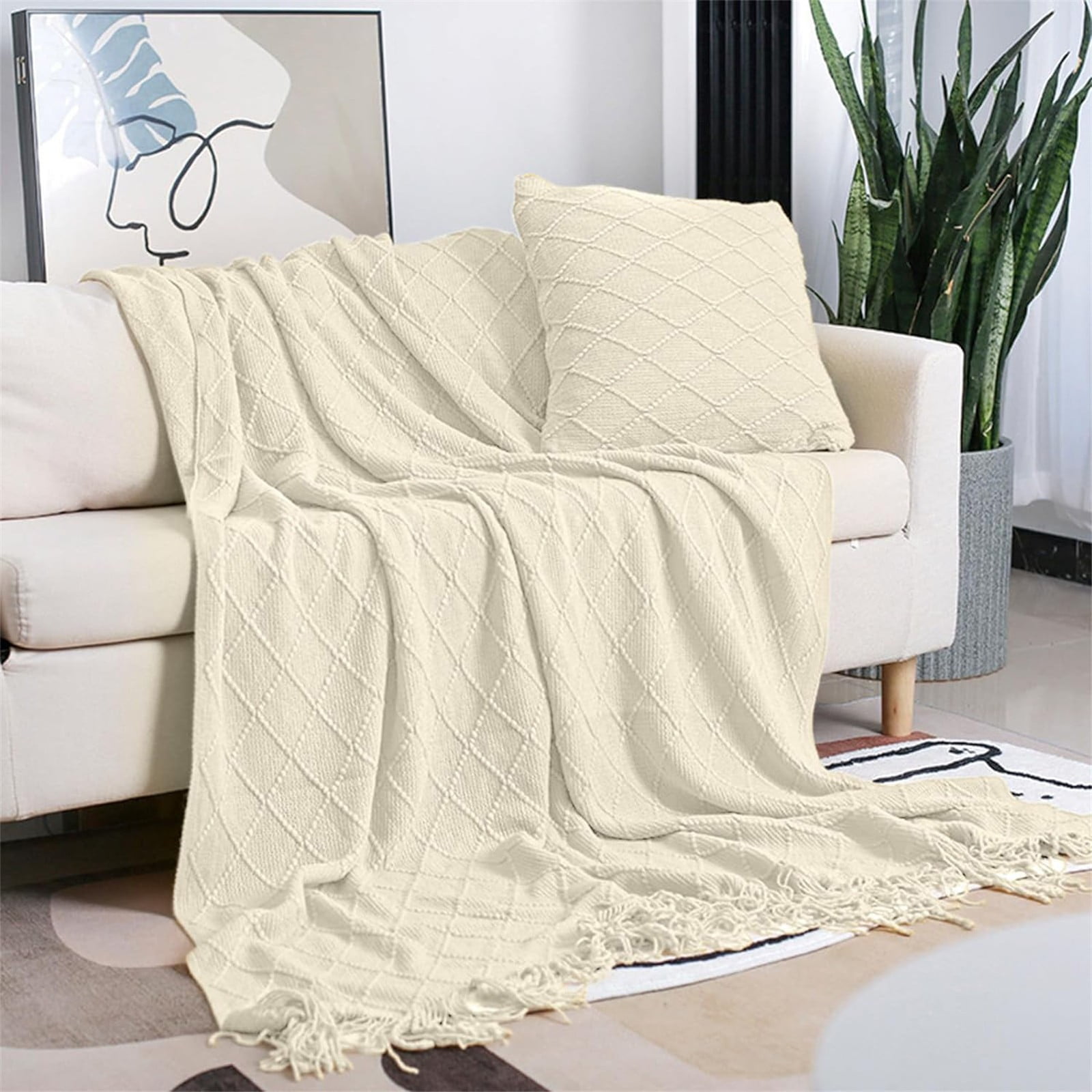 Zauma Bedding Sets Bed Sheets Set Summer Cool Knitted Blanket Summer Cooler Quilt for Hot