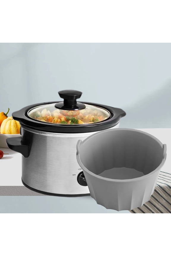 Crockpot Liner,Crockpot Liners,Crockpot Liners Disposable Oval Large,Round Cooker Liner Grade Reusable Non Stick Heat with Handle Dishwasher Round Slow Cooker Liner Kitchen