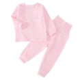 thumbnail image 1 of Zaveiop Newborn Infant Toddler Boys Girls 2 Piece Sleepers Cartoon Print Long Sleeve Top and Pants Soft Outfit Size 6-9 Months, 1 of 9