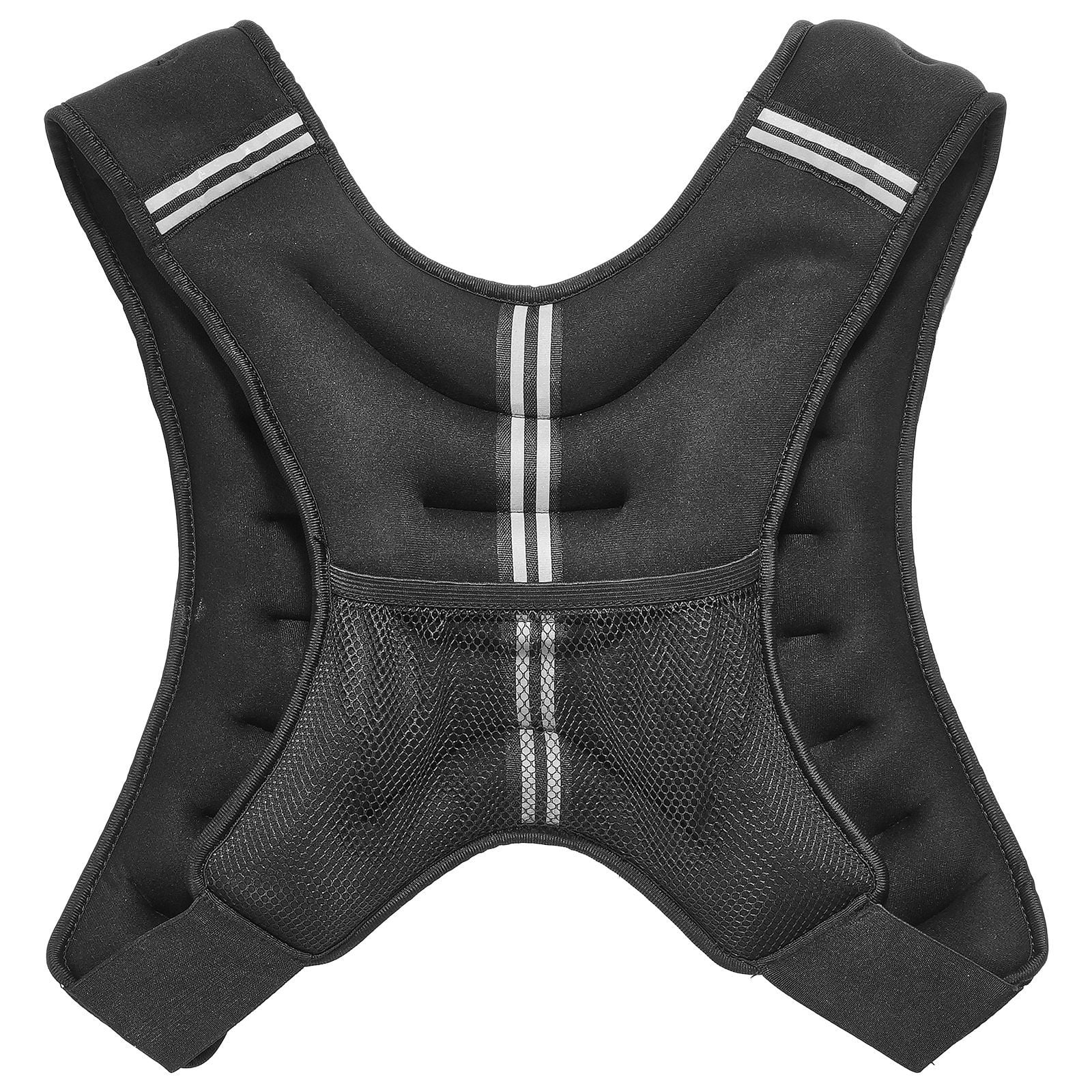 Zaverox 12 lb Weight Vest for Men and Women, Adjustable Buckle, Reflective Strip for Running and Fitness Workout