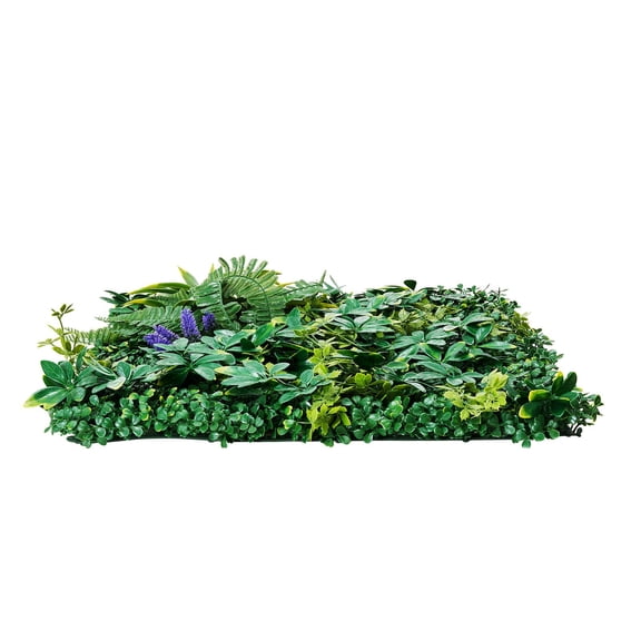 Zaverox 12Pcs 20x20in 3D Combined Artificial Grass Wall Panels, Boxwood Ivy Privacy Hedge Screen for Indoor Outdoor Garden Green Decor