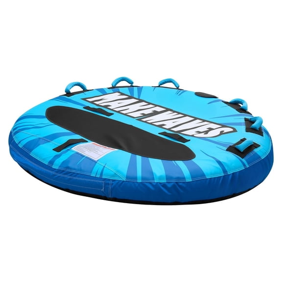 Zaverox 3-Rider Inflatable Towable Tube for Boating, 510lbs Capacity Water Sport Towable with Anti-Slip Pad and Full Nylon Cover