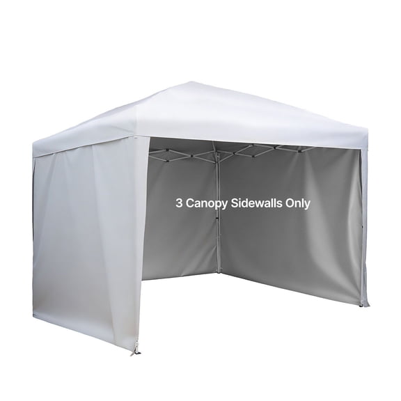 Zaverox 3 Sidewalls Only for 10 x 10 ft Pop Up Canopy Tent, Waterproof & Sun Protection Layer